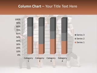 A Group Of People Standing Next To Each Other Holding A Sign PowerPoint Template