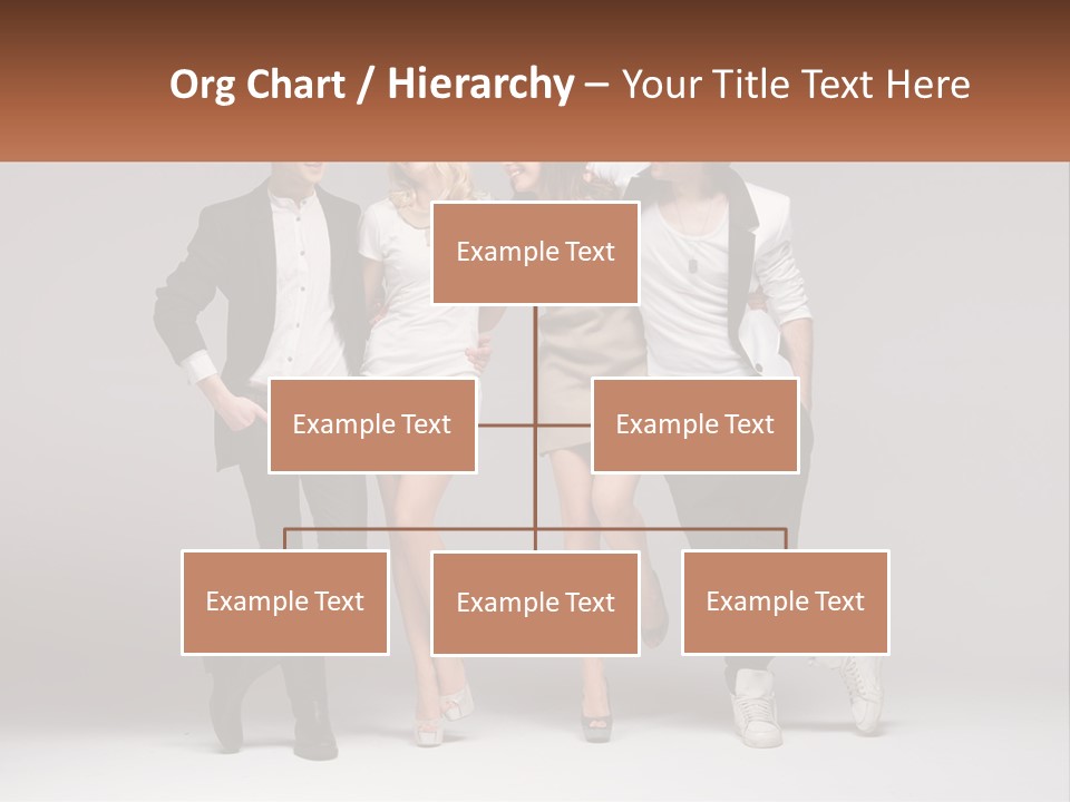 A Group Of People Standing Next To Each Other Holding A Sign PowerPoint Template