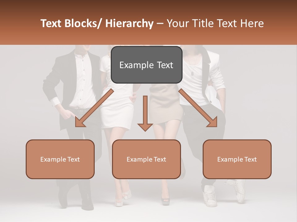 A Group Of People Standing Next To Each Other Holding A Sign PowerPoint Template
