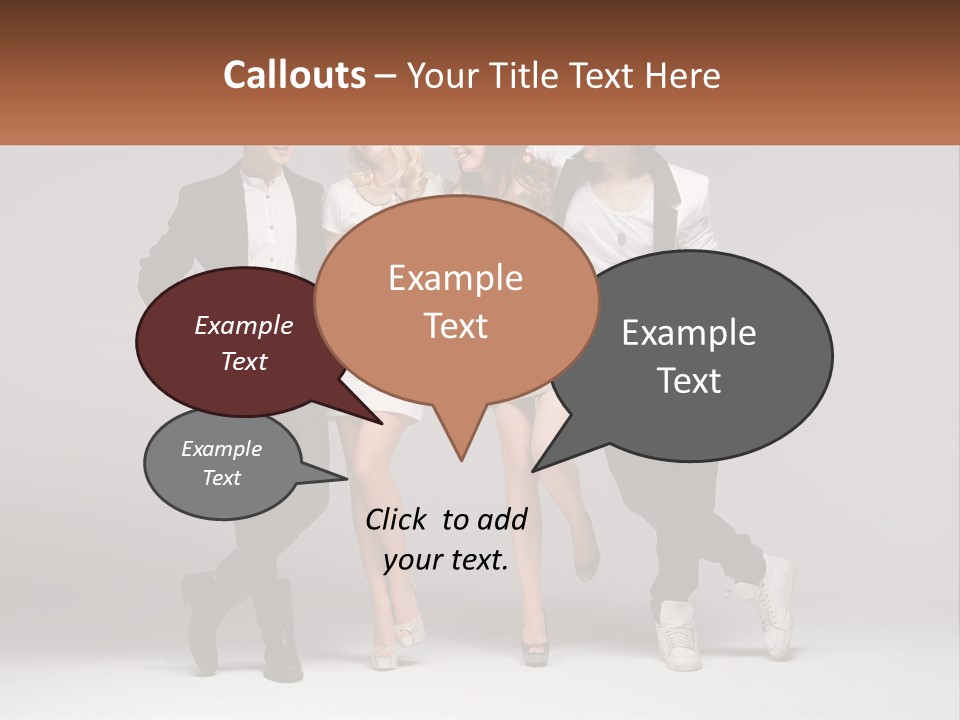 A Group Of People Standing Next To Each Other Holding A Sign PowerPoint Template