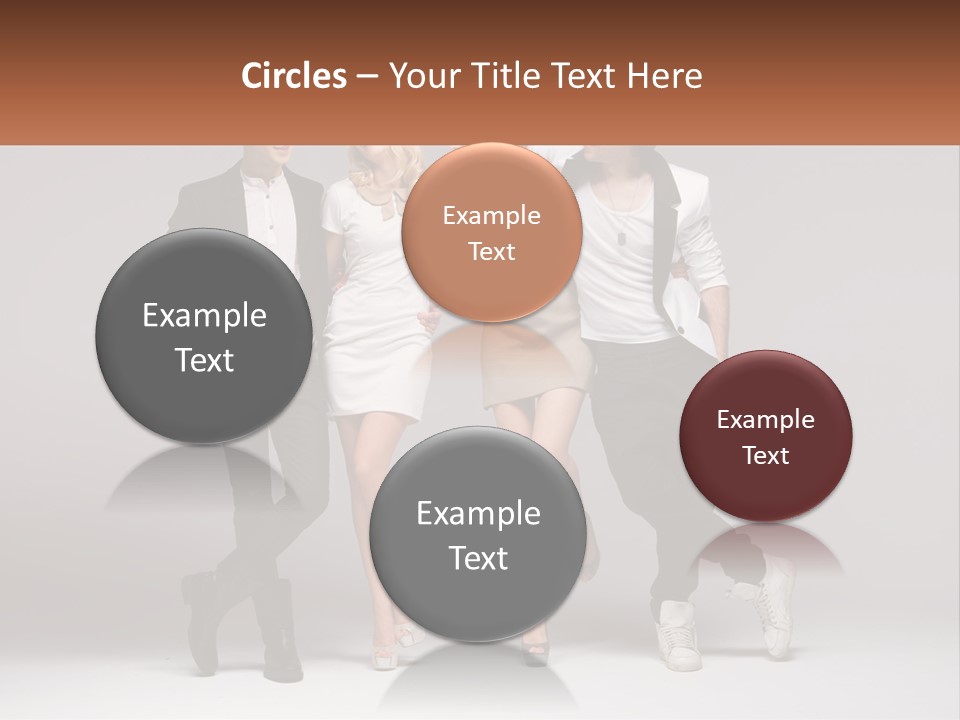 A Group Of People Standing Next To Each Other Holding A Sign PowerPoint Template