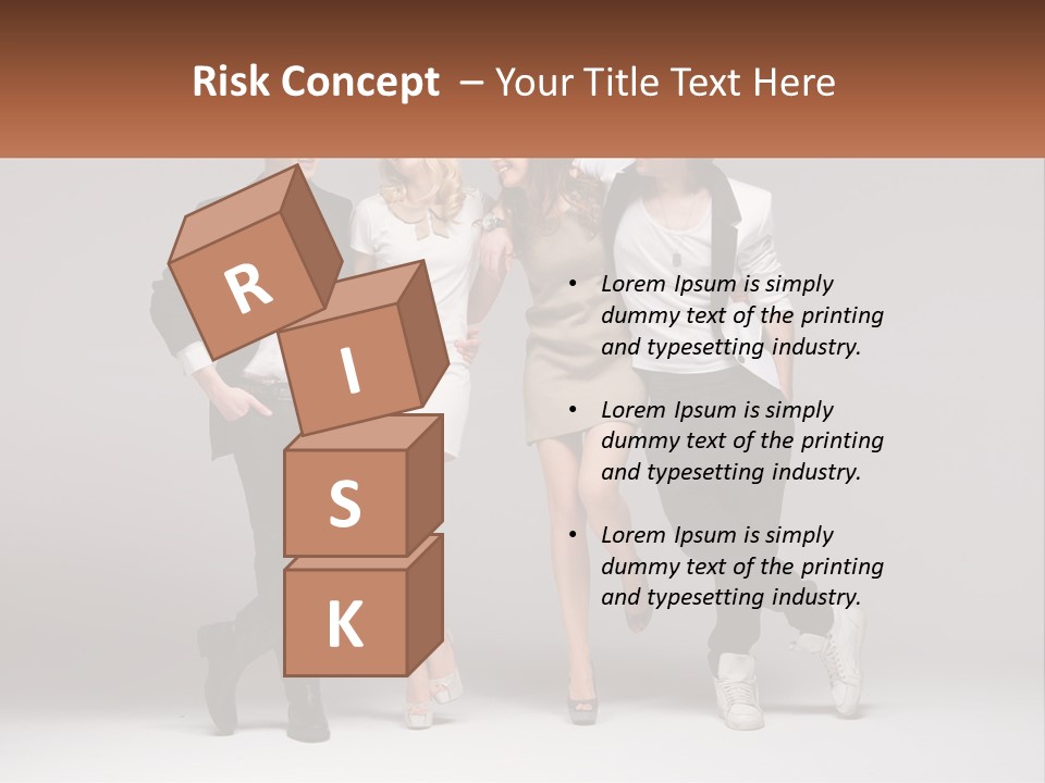 A Group Of People Standing Next To Each Other Holding A Sign PowerPoint Template