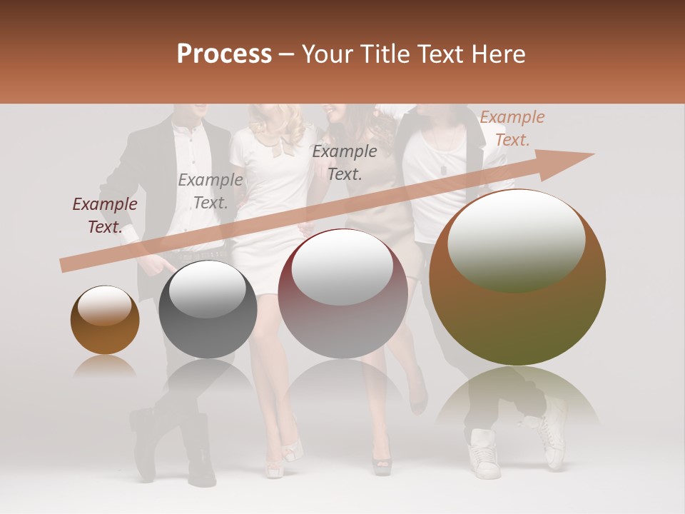 A Group Of People Standing Next To Each Other Holding A Sign PowerPoint Template