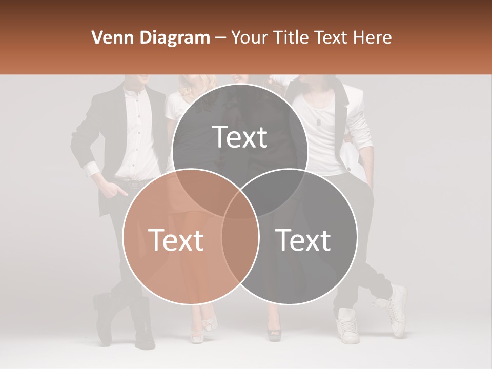 A Group Of People Standing Next To Each Other Holding A Sign PowerPoint Template