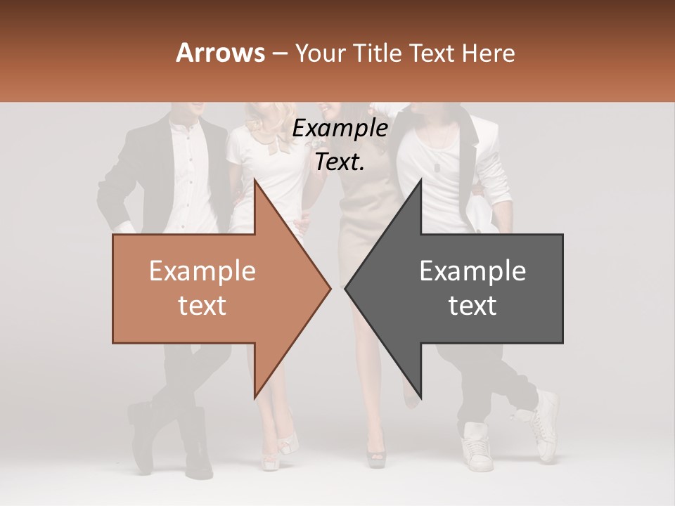 A Group Of People Standing Next To Each Other Holding A Sign PowerPoint Template