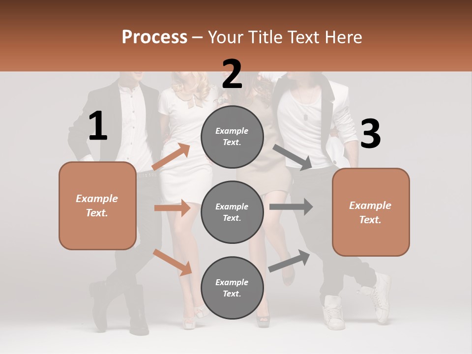 A Group Of People Standing Next To Each Other Holding A Sign PowerPoint Template