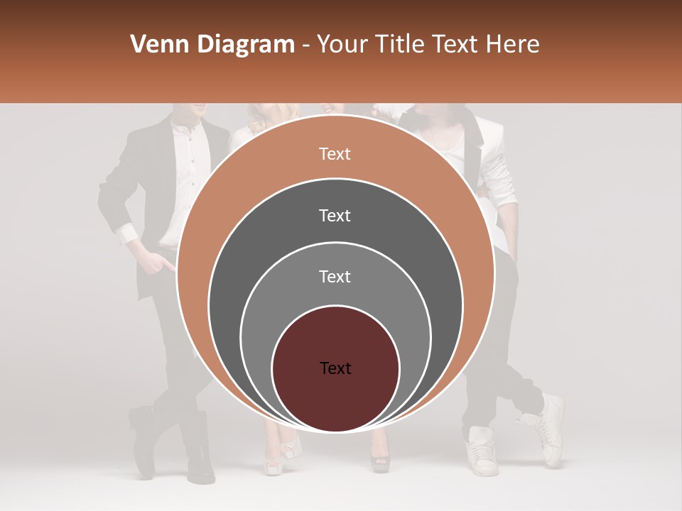 A Group Of People Standing Next To Each Other Holding A Sign PowerPoint Template