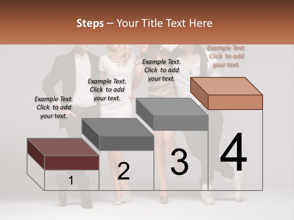 A Group Of People Standing Next To Each Other Holding A Sign PowerPoint Template