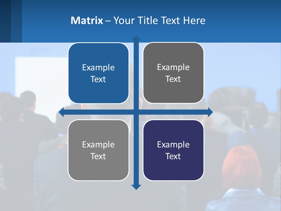 A Man Giving A Presentation To A Group Of People PowerPoint Template