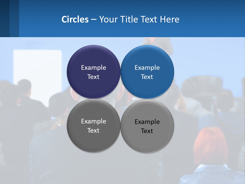 A Man Giving A Presentation To A Group Of People PowerPoint Template