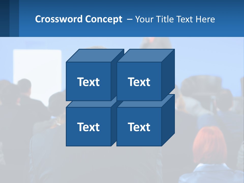 A Man Giving A Presentation To A Group Of People PowerPoint Template