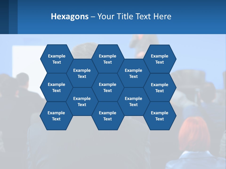A Man Giving A Presentation To A Group Of People PowerPoint Template