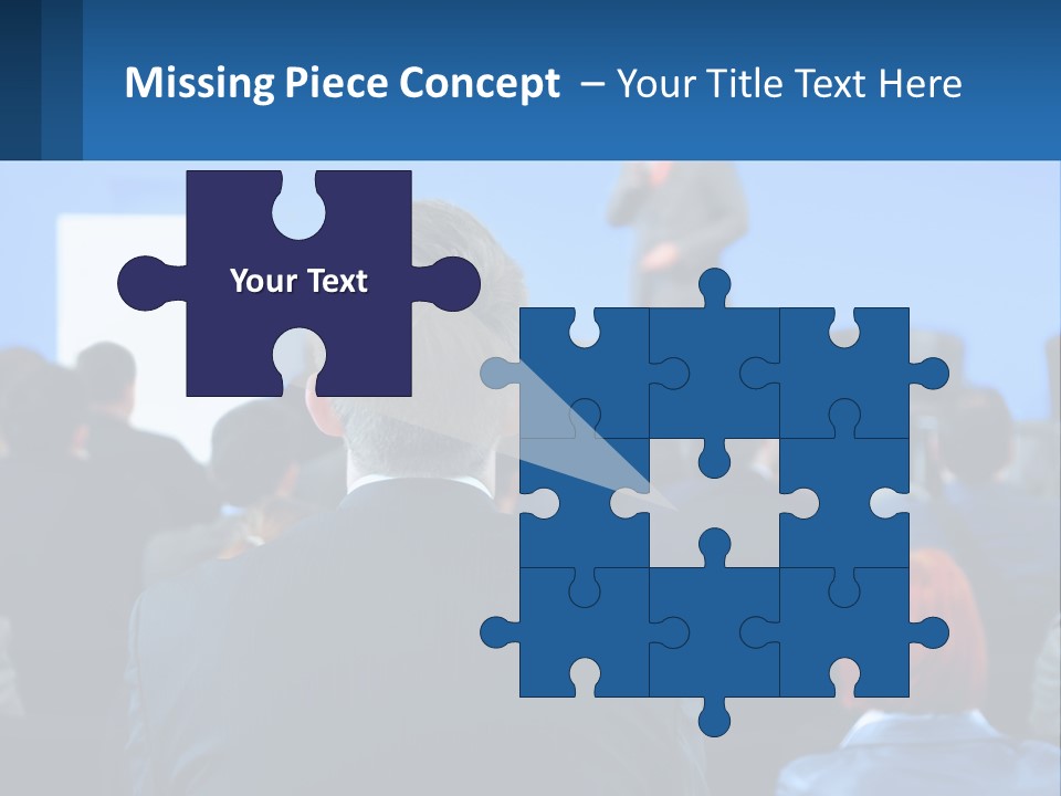 A Man Giving A Presentation To A Group Of People PowerPoint Template