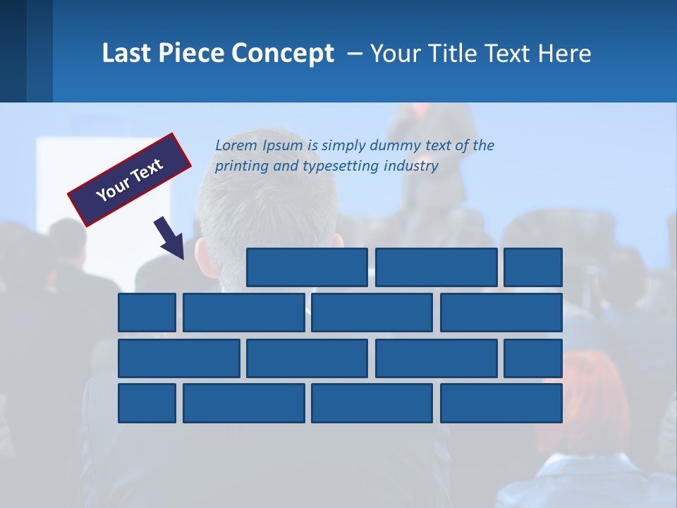 A Man Giving A Presentation To A Group Of People PowerPoint Template