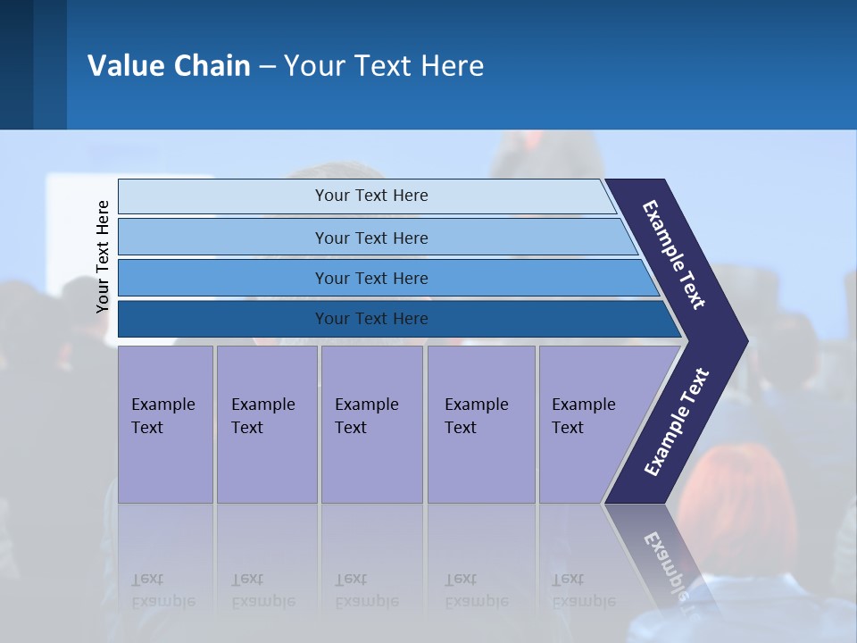 A Man Giving A Presentation To A Group Of People PowerPoint Template
