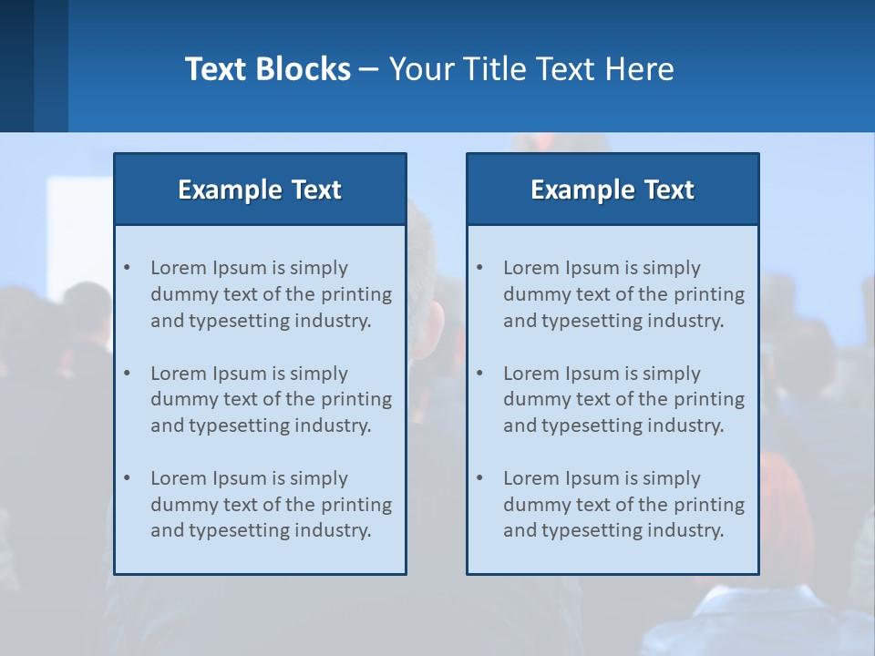 A Man Giving A Presentation To A Group Of People PowerPoint Template