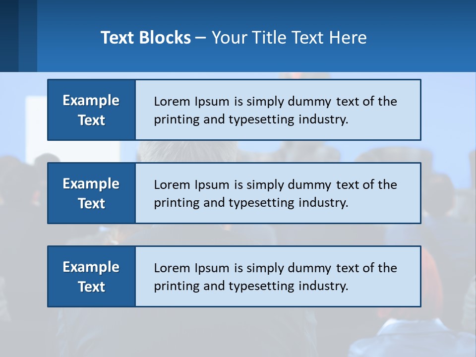 A Man Giving A Presentation To A Group Of People PowerPoint Template