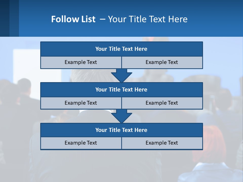 A Man Giving A Presentation To A Group Of People PowerPoint Template