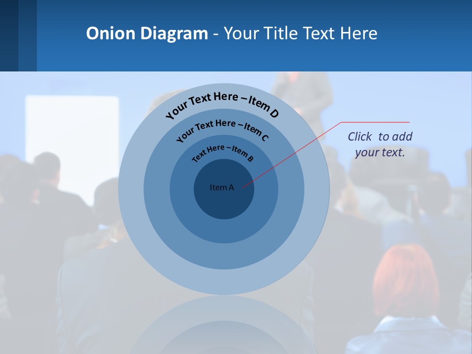 A Man Giving A Presentation To A Group Of People PowerPoint Template