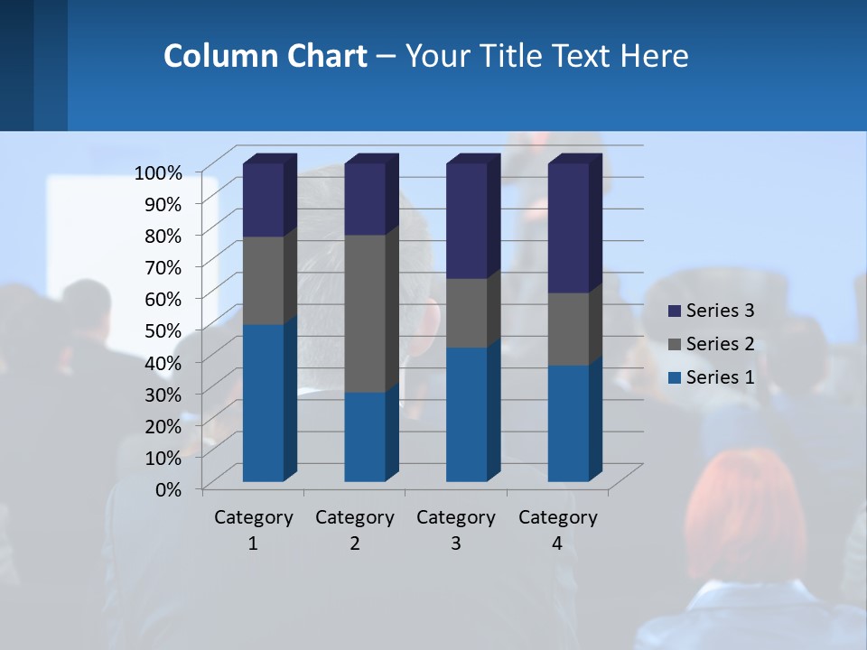 A Man Giving A Presentation To A Group Of People PowerPoint Template