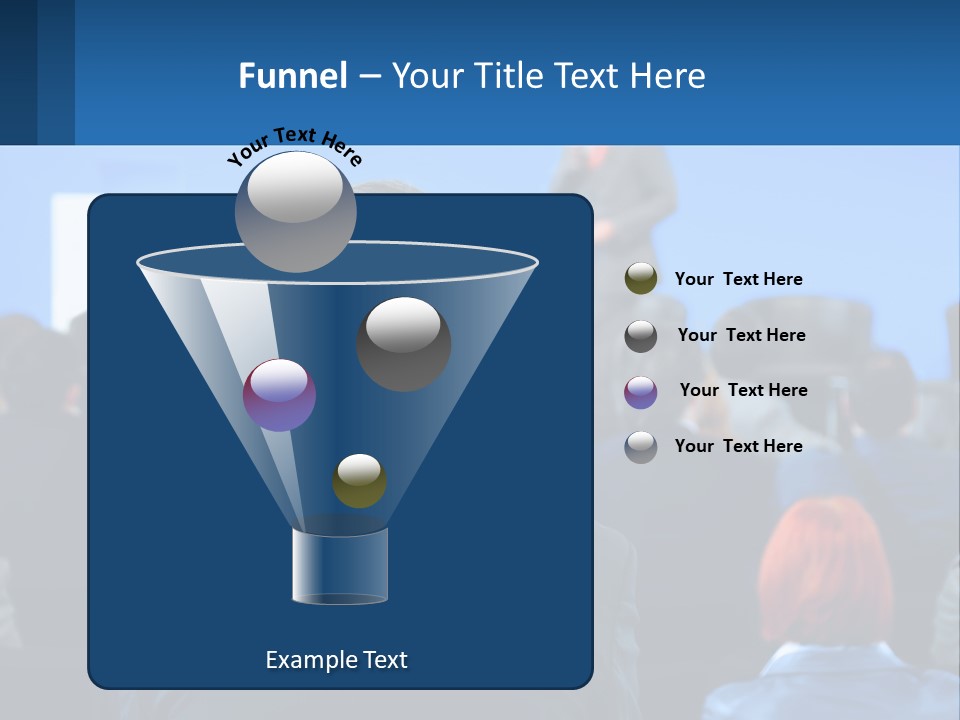 A Man Giving A Presentation To A Group Of People PowerPoint Template