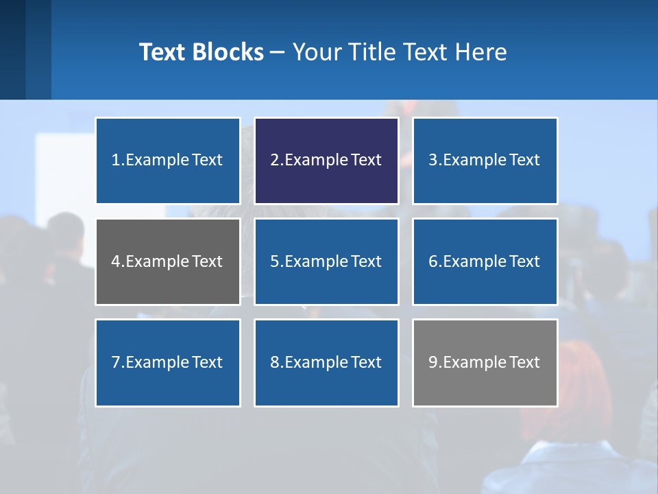 A Man Giving A Presentation To A Group Of People PowerPoint Template