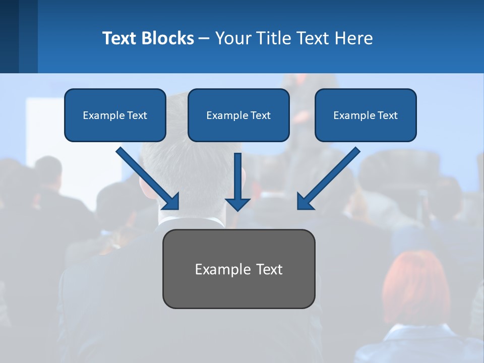 A Man Giving A Presentation To A Group Of People PowerPoint Template