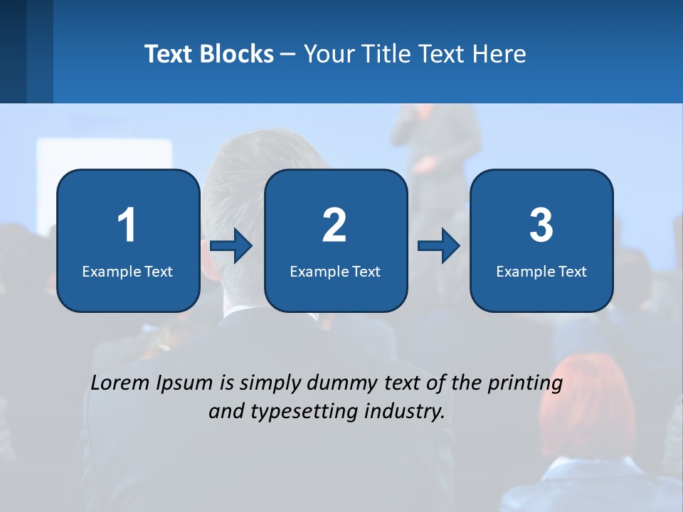 A Man Giving A Presentation To A Group Of People PowerPoint Template