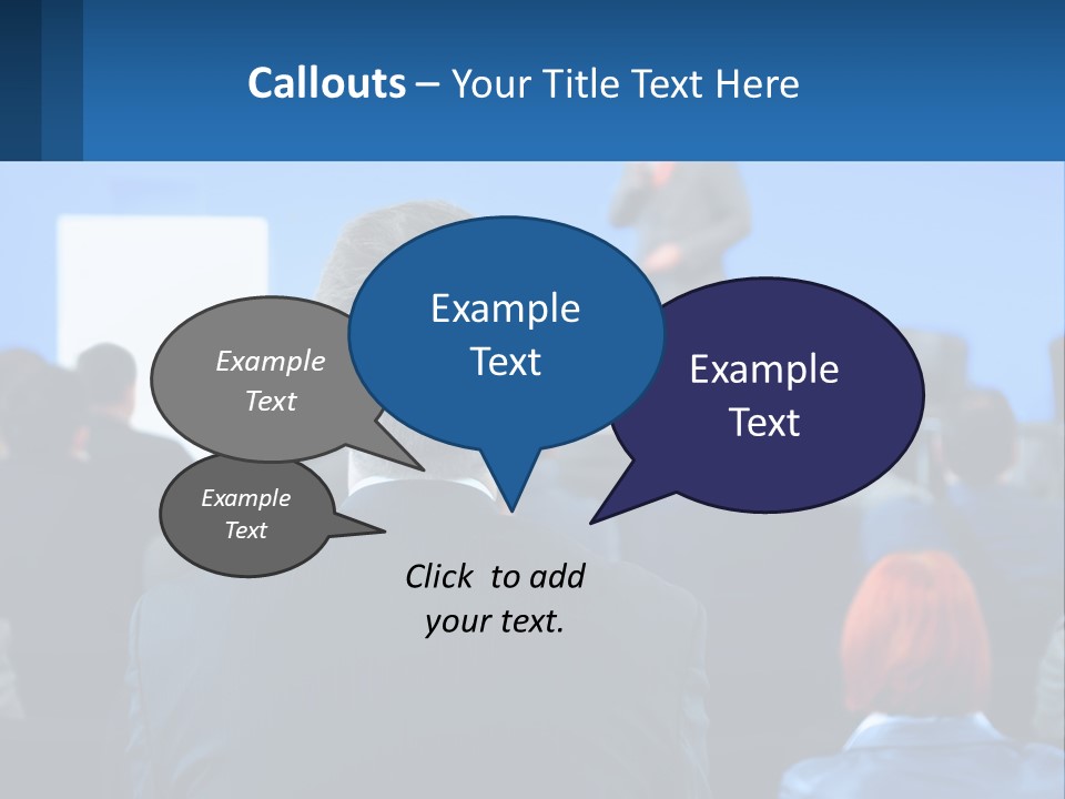 A Man Giving A Presentation To A Group Of People PowerPoint Template