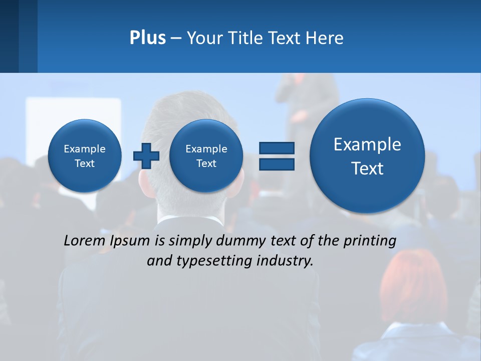 A Man Giving A Presentation To A Group Of People PowerPoint Template