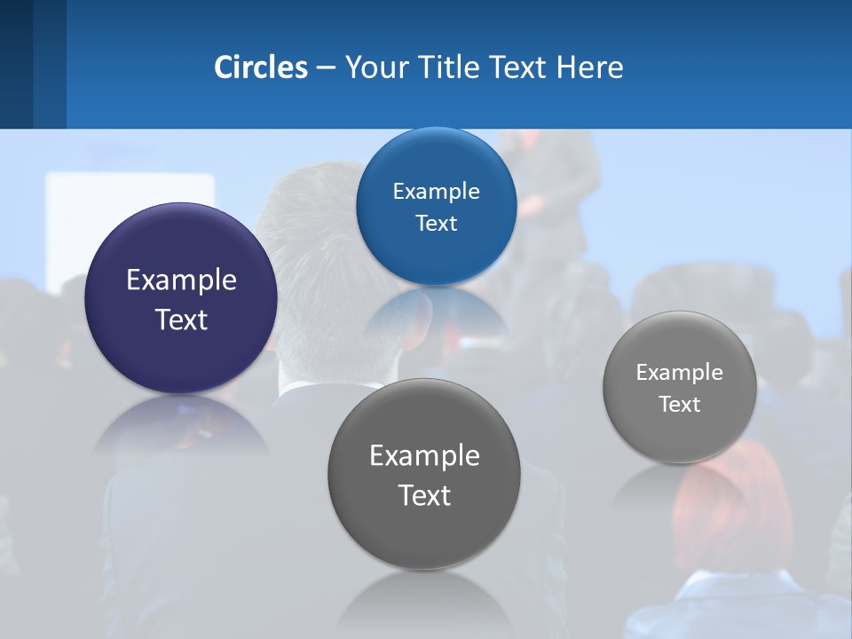 A Man Giving A Presentation To A Group Of People PowerPoint Template