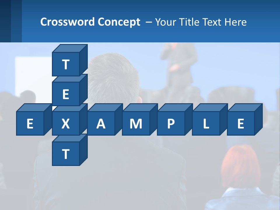 A Man Giving A Presentation To A Group Of People PowerPoint Template