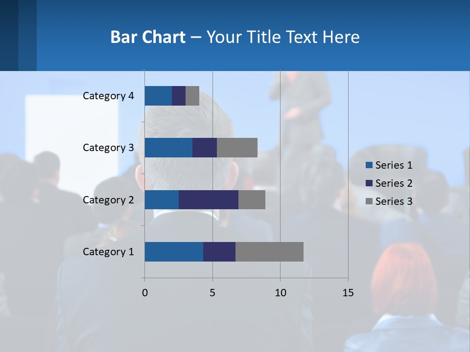 A Man Giving A Presentation To A Group Of People PowerPoint Template