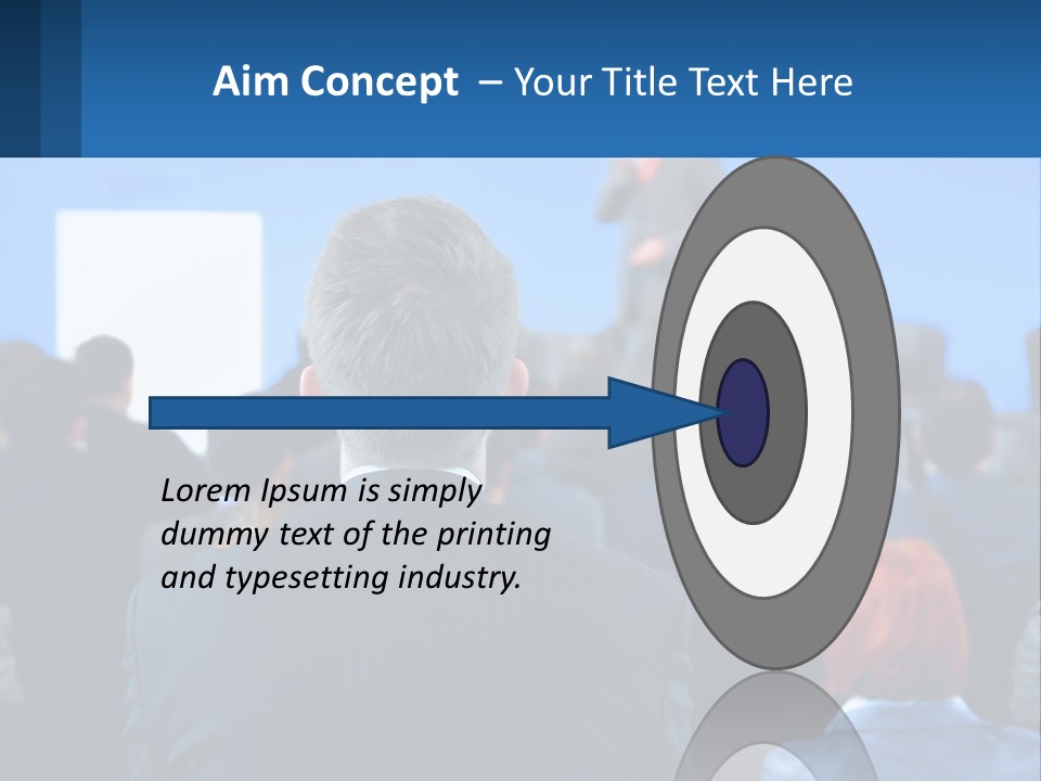A Man Giving A Presentation To A Group Of People PowerPoint Template