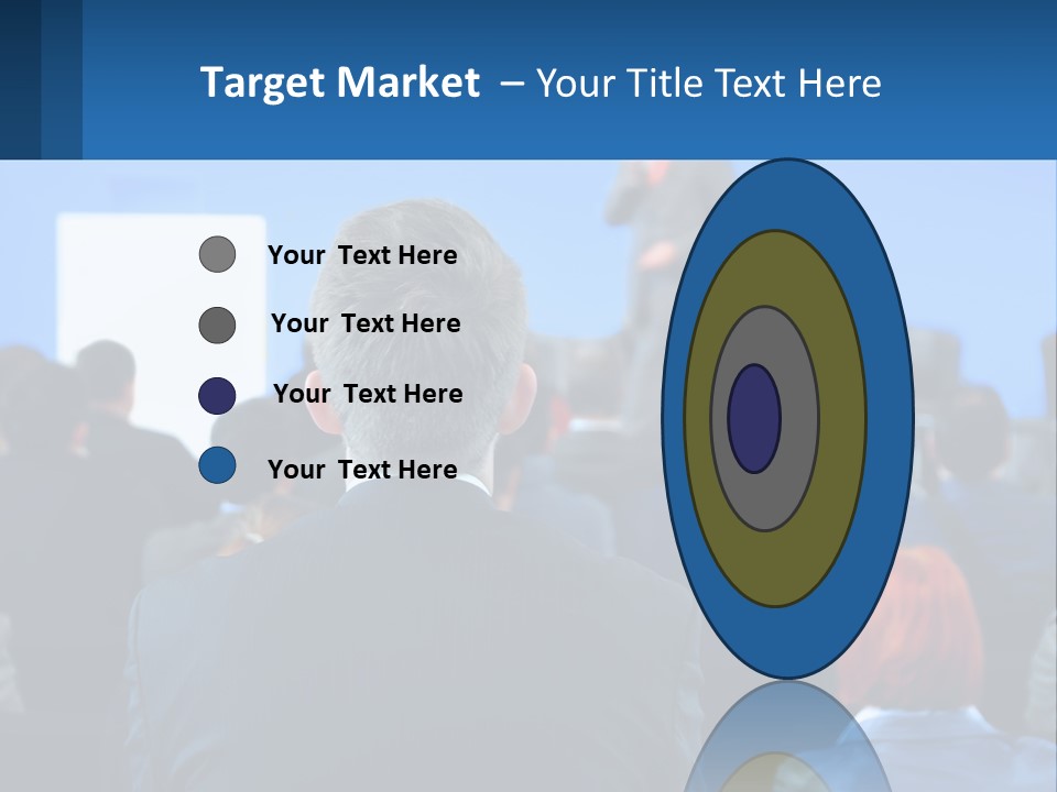 A Man Giving A Presentation To A Group Of People PowerPoint Template