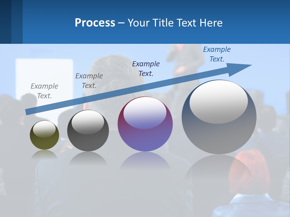 A Man Giving A Presentation To A Group Of People PowerPoint Template
