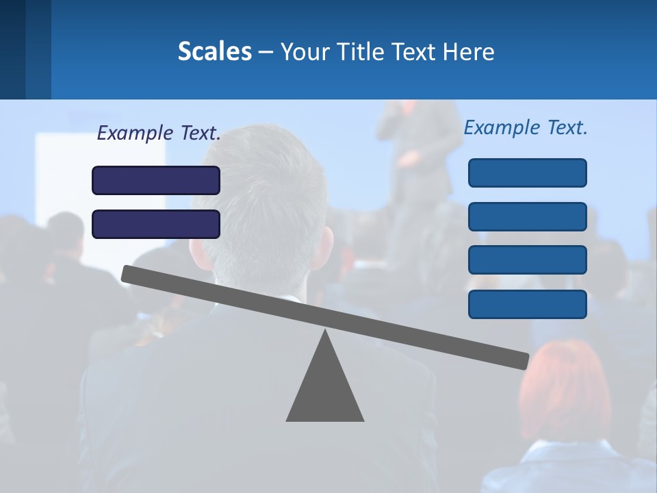 A Man Giving A Presentation To A Group Of People PowerPoint Template