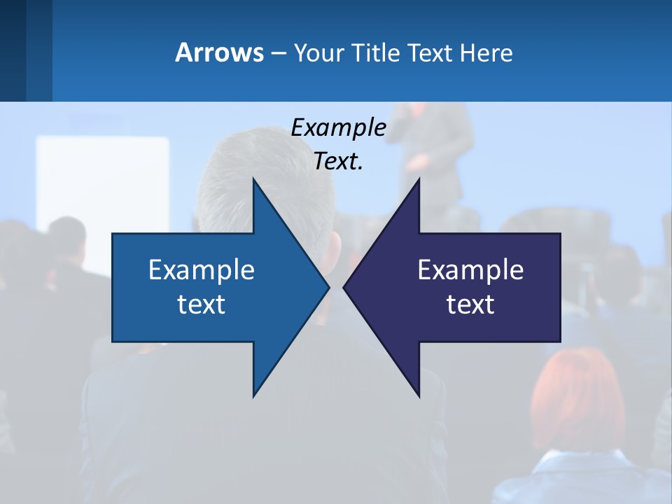 A Man Giving A Presentation To A Group Of People PowerPoint Template