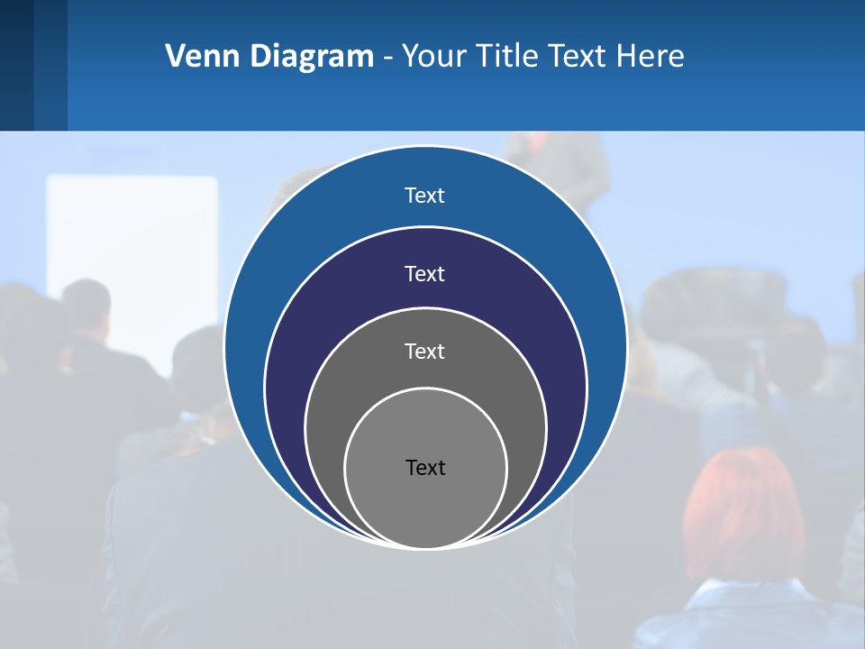 A Man Giving A Presentation To A Group Of People PowerPoint Template