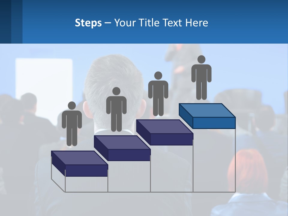 A Man Giving A Presentation To A Group Of People PowerPoint Template