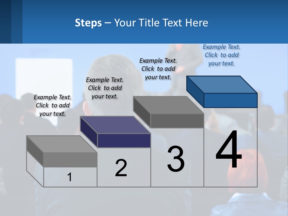 A Man Giving A Presentation To A Group Of People PowerPoint Template